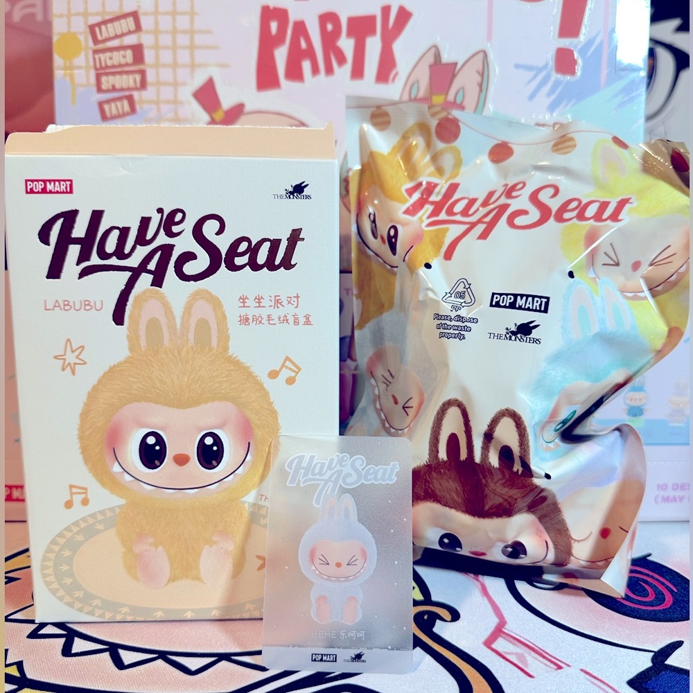 Pop Mart Labubu Have A Seat - Hehe